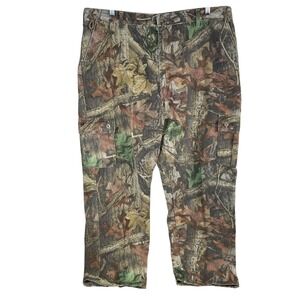 Wrangler Rugged Wear Camo Cargo Pants Advantage Timber Mens 40x30 Heavy‎ Cotton